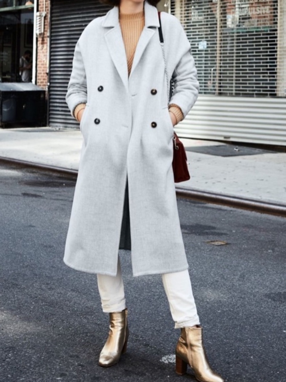 SEZANE Jim Wool Coat Size 36 Size 4